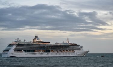 Royal Caribbean Cruises liner Serenade of the Sea shown here in France.