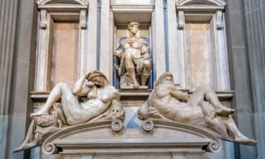 Michelangelo's 16th-century tombs for the Medici family have recently been cleaned with bacteria.