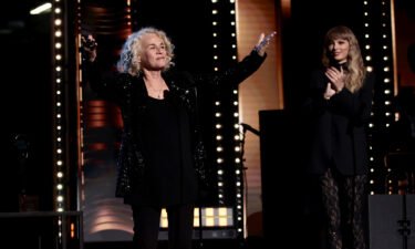 Inductee Carole King speaks onstage during the 36th Annual Rock & Roll Hall Of Fame Induction Ceremony at Rocket Mortgage Fieldhouse on October 30