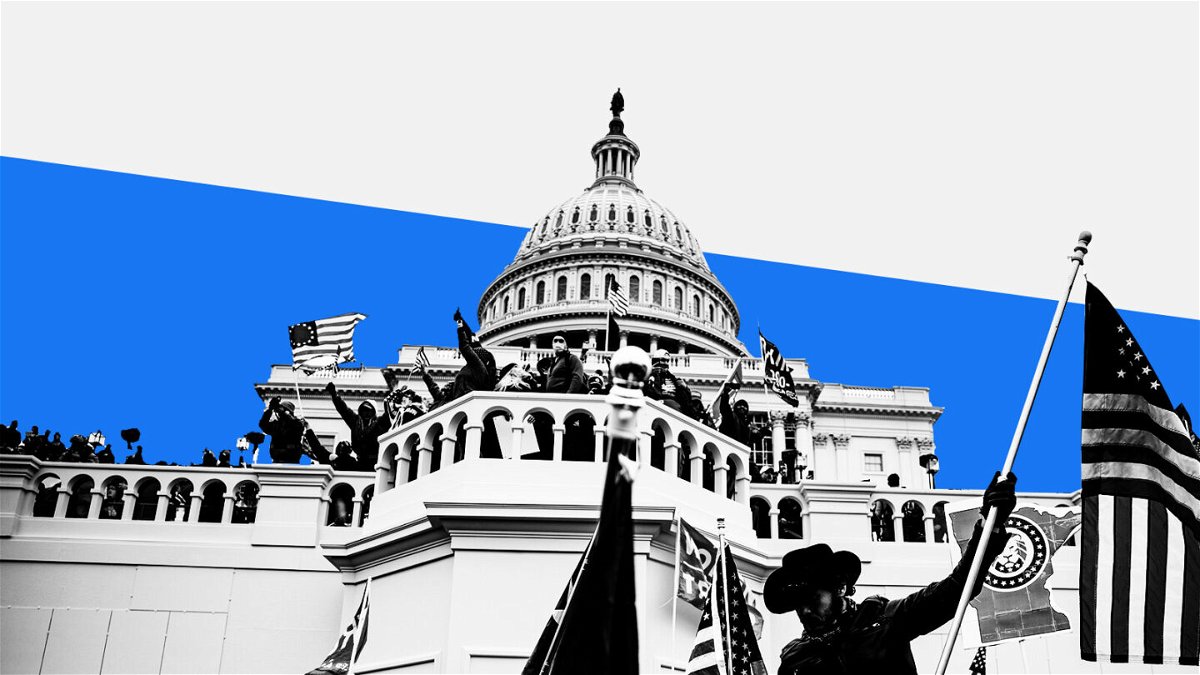 <i>CNN Illustration/Getty Images</i><br/>Just days after insurrectionists stormed the Capitol on January 6th