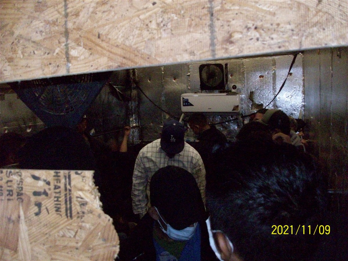Migrants found in a box truck at a west Texas checkpoint.