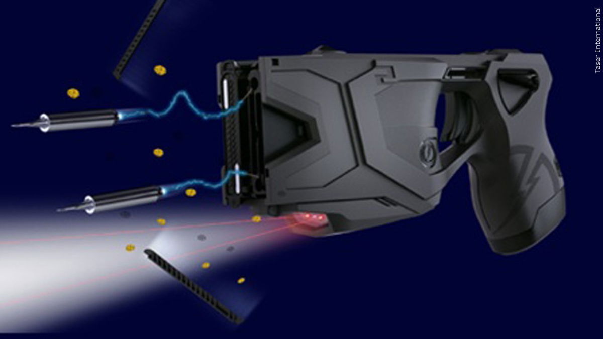 A Taser stun gun.