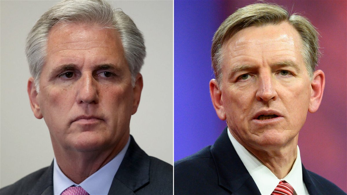 <i>Getty</i><br/>House Minority Leader Kevin McCarthy told CNN that he called Rep. Paul Gosar last week after the Arizona Republican posted an anime video on Twitter depicting him killing Democratic Rep. Alexandria Ocasio-Cortez and swinging a sword at President Joe Biden.