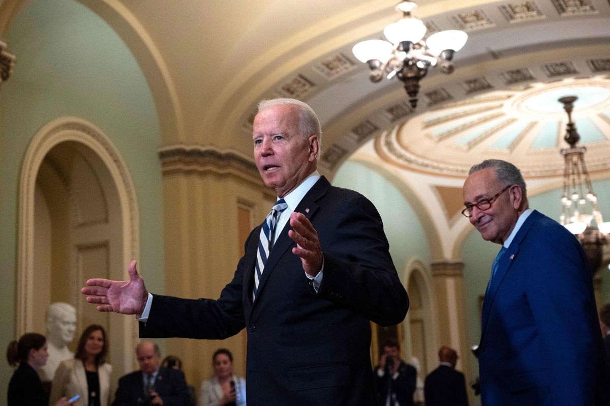 <i>Andre Caballero-Reynolds/AFP/Getty Images</i><br/>President Joe Biden will soon announce two new selections to serve as circuit judges as the push to name -- and confirm -- a raft of judicial nominees stays a central focus of the White House and Senate Democrats