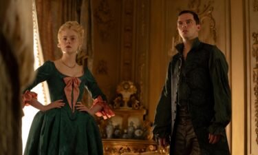 Elle Fanning and Nicholas Hoult star in "The Great."