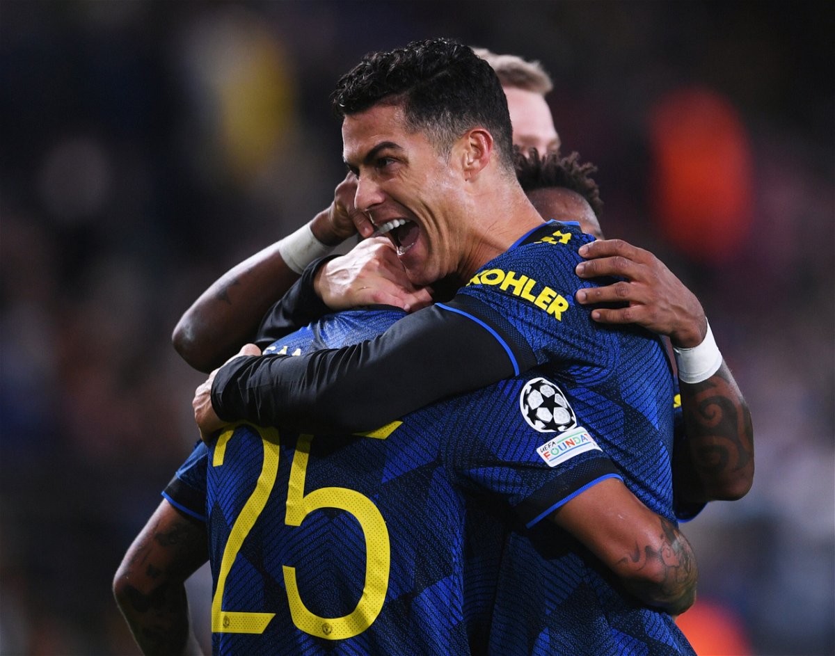 <i>Aitor Alcalde/Getty Images Europe/Getty Images</i><br/>Manchester United started life without Ole Gunnar Solskjaer with a 2-0 victory against Villarreal on Tuesday courtesy of goals from Cristiano Ronaldo and Jadon Sancho.