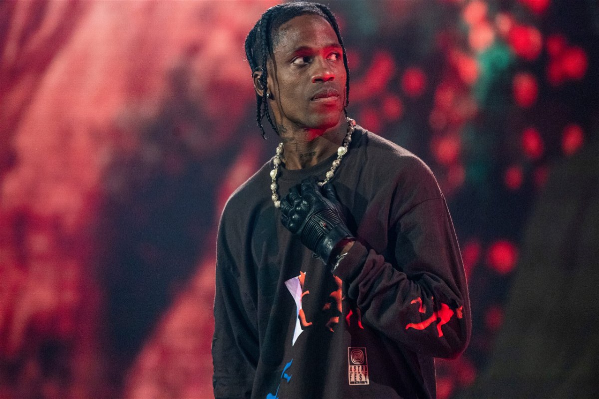 <i>Amy Harris/Invision/AP</i><br/>Travis Scott performs at the Astroworld Music Festival on November 5