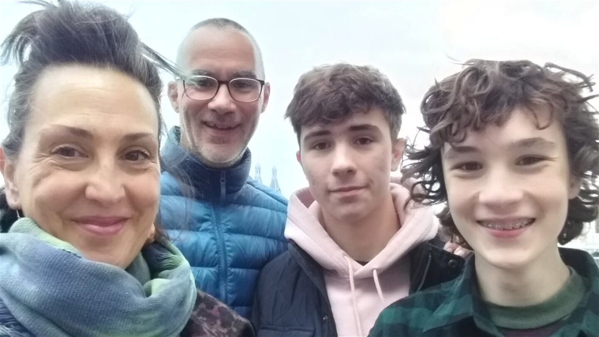 <i>Courtesy Dina Honour</i><br/>Here's Honour and Steggall with their two teenage sons earlier in 2021.