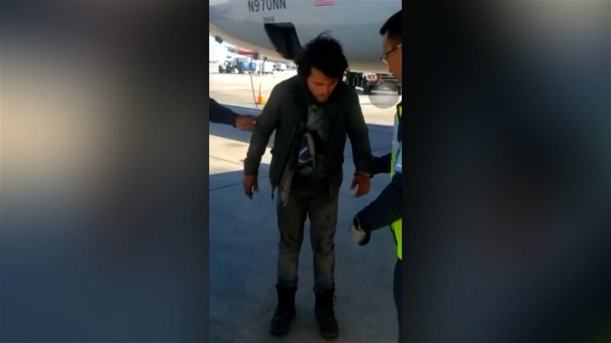 <i>@onlyindade/Instagram</i><br/>An apparent stowaway was found in the landing gear of a flight from Guatemala to Miami
