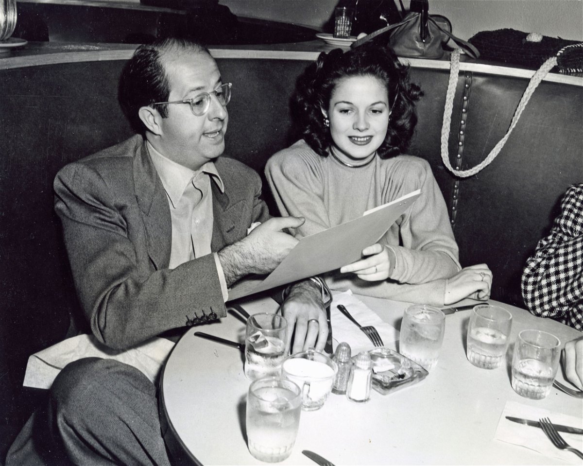 <i>Pictorial Press Ltd/Alamy</i><br/>Jo-Carroll Dennison photographed in 1946 with her then-husband Phil Silvers.
