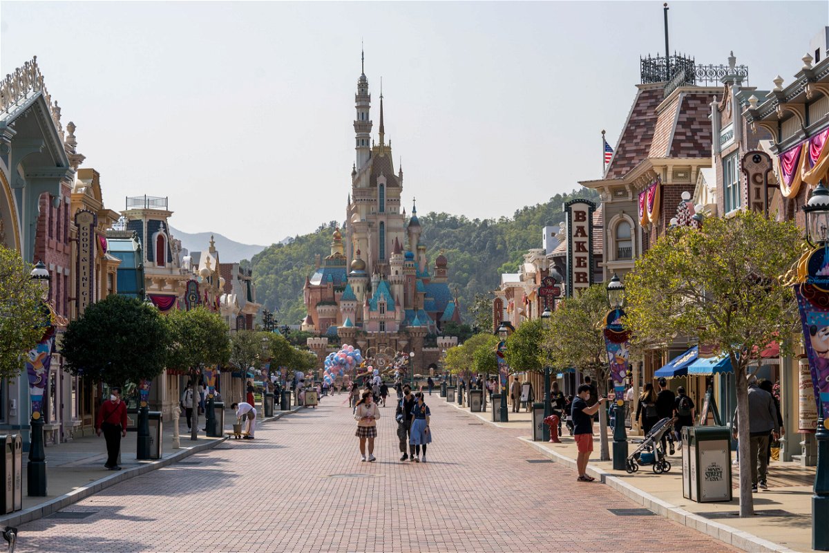 <i>Geovien So/SOPA Images/LightRocket/Getty Images</i><br/>Hong Kong Disneyland was shut on Wednesday and staff and visitors made to undergo Covid testing after a recent visitor tested preliminary positive for the virus.