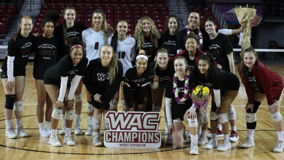 New Mexico State volleyball caps Senior Day with WAC Regular Season