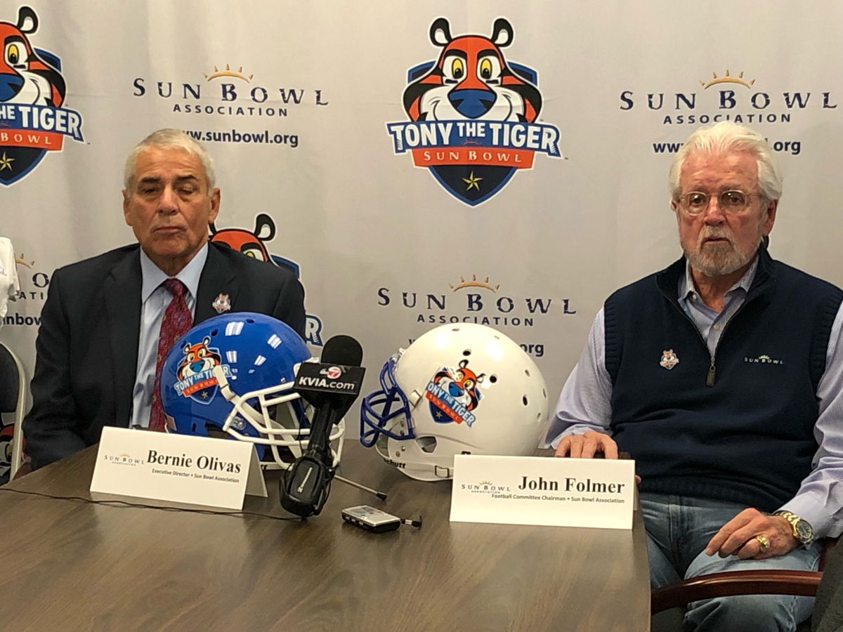 WATCH Officials hold news conference on Tony the Tiger Sun Bowl KVIA