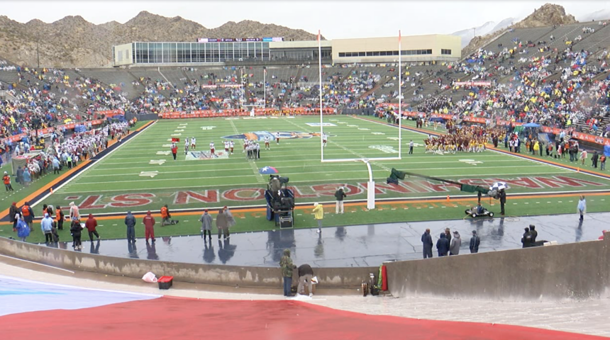 Fans Flock to Sun Bowl Stadium