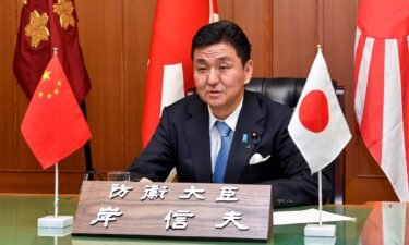 Japan and China agree to set up a defense hotline amid territorial tensions. Japan's Defense Minister Nobuo Kishi holds a video conference with his Chinese counterpart Wei Fenghe on December 27.