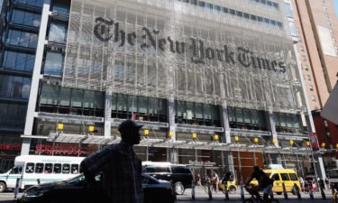 A judge on Friday has ordered the New York Times to return internal documents to the conservative activist group Project Veritas. Pictured is The New York Times building in New York City.