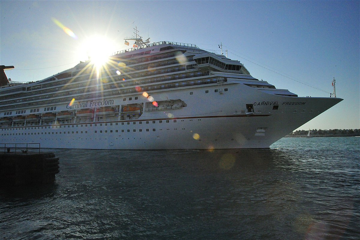 <i>Karen Bleier/AFP/Getty Images</i><br/>The Carnival Freedom ship with a 'small number' of Covid-19 cases will be allowed to visit Amber Cove in the Dominican Republic on Friday after being denied entry to two other ports.