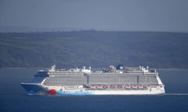 10 Covid-19 cases are identified on a New Orleans-bound cruise ship. The Norwegian Breakaway is shown here entering the Portland Port near Dorset