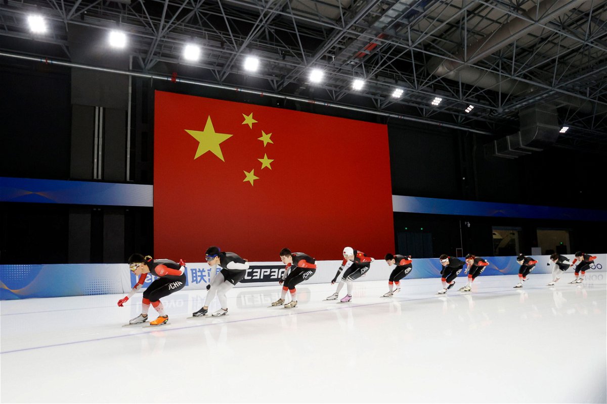 <i>Han Haidan/China News Service/Getty Images</i><br/>China has threatened the Biden administration with retaliation over its decision to impose a diplomatic boycott of the 2022 Winter Olympics in Beijing