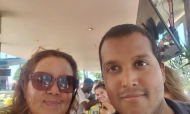 Sara Espinoza (left) last saw her son in Miami in July