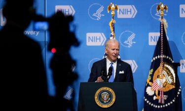 President Joe Biden on December 14 praised Pfizer's report that its experimental treatment for Covid-19 cut the risk of hospitalization or death by 89% if given to high-risk adults within a few days of their first symptoms.