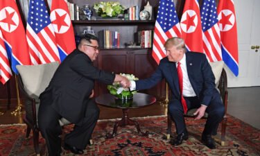 Kim Jong Un met then President Donald Trump in Singapore on June 12