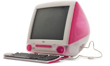 The iMac that Wales used while creating Wikipedia was also on sale