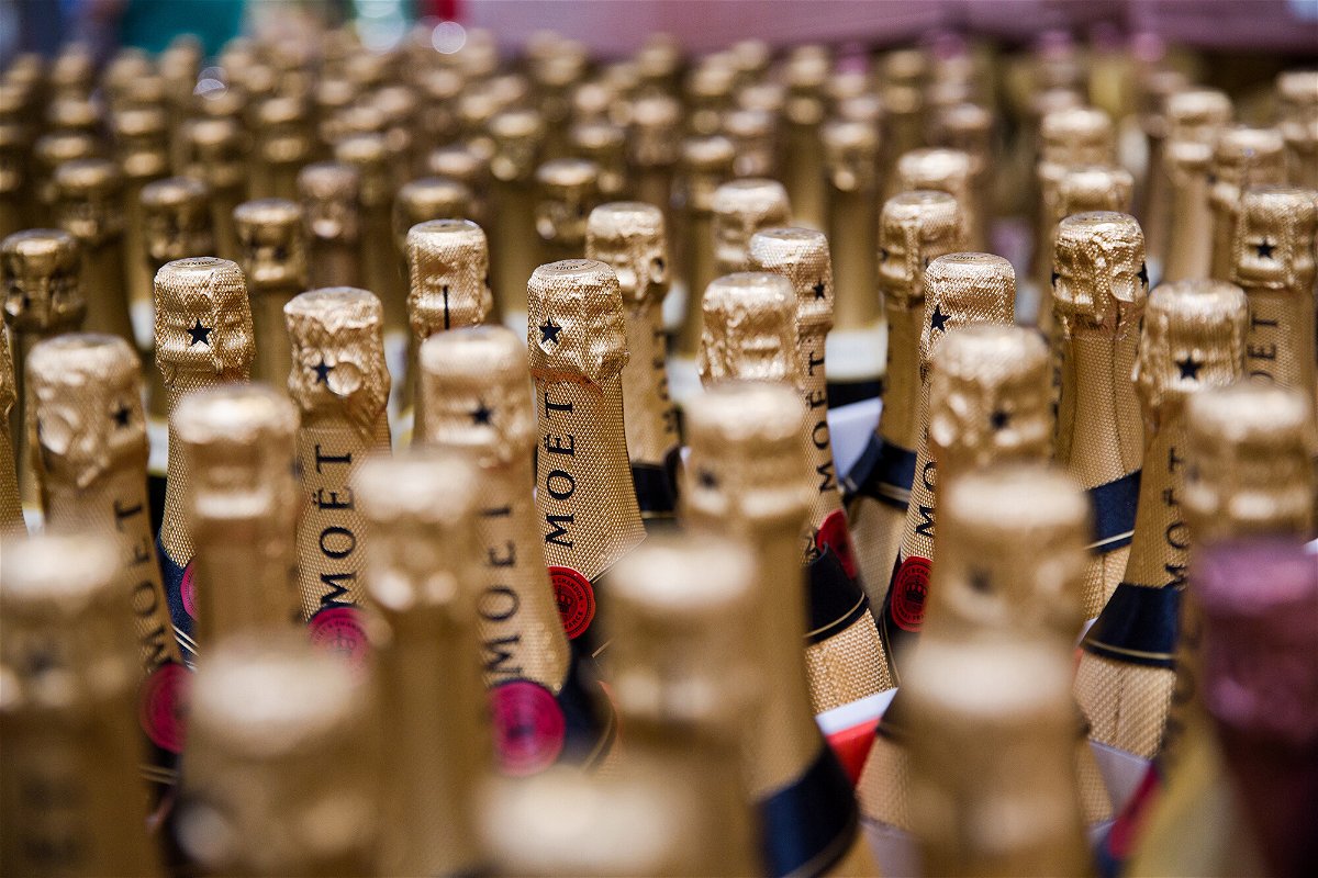 <i>Scott McIntyre/Bloomberg/Getty Images</i><br/>Liquor sellers say brands such as Moet & Chandon and Veuve Clicquot