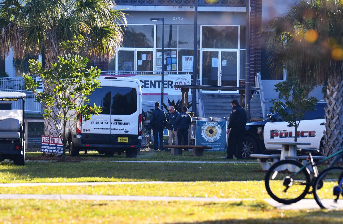<i>Malcolm Denemark/Florida Today/USA Today Network</i><br/>Police fatally shot a man wielding a knife inside a Florida university residence hall Friday night