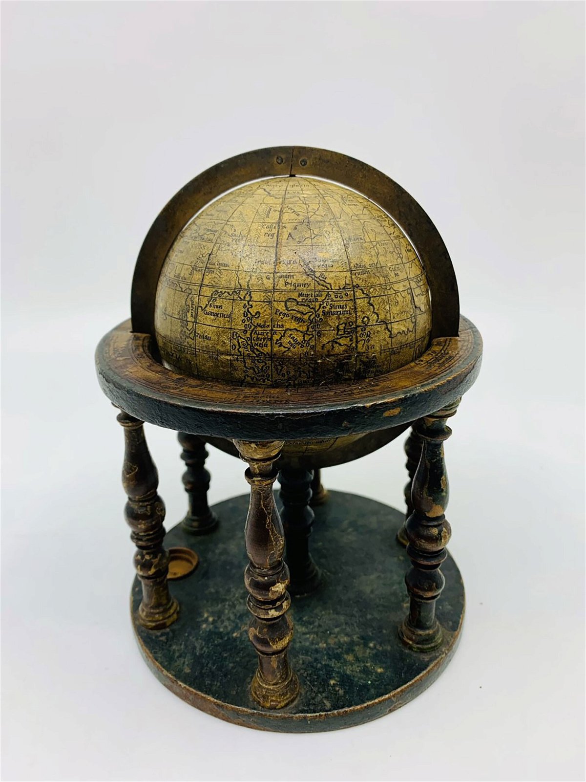 <i>courtesy Hansons Auctioneers & Valuers Ltd</i><br/>The sixteenth century globe could be the oldest one to ever come to auction.