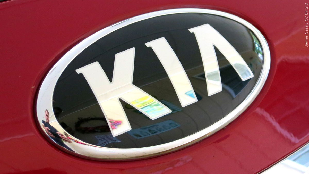 KIA car emblem