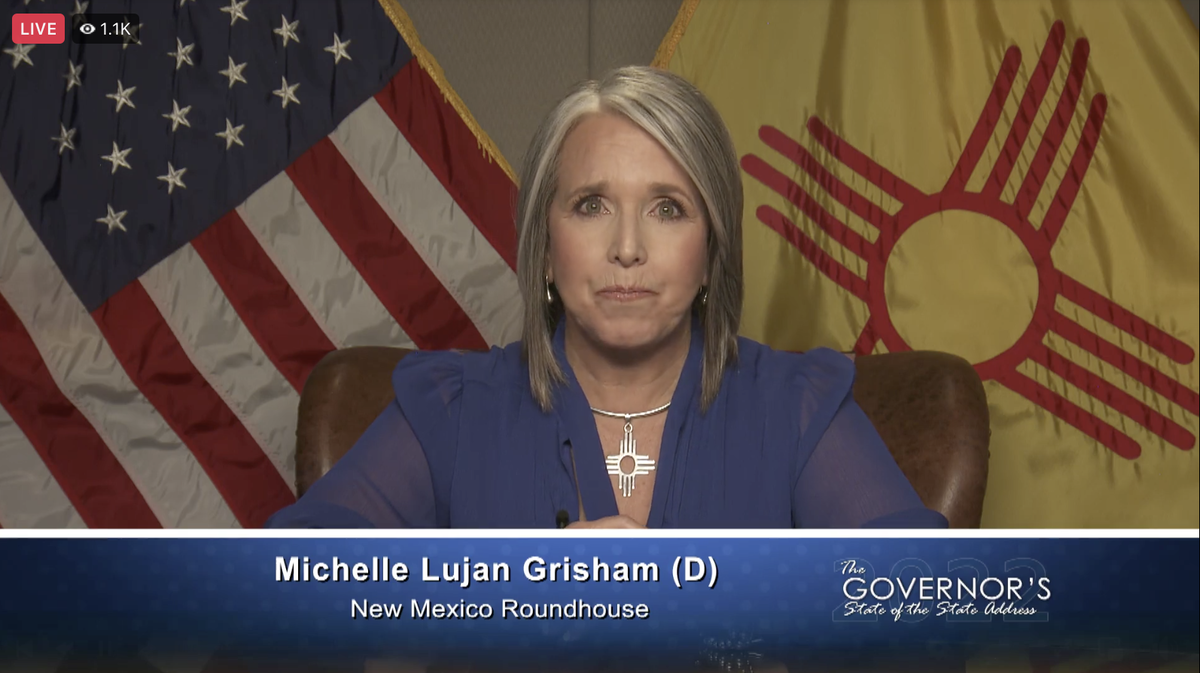 WATCH: New Mexico Gov. Michelle Lujan Grisham's 2022 State Of The State ...