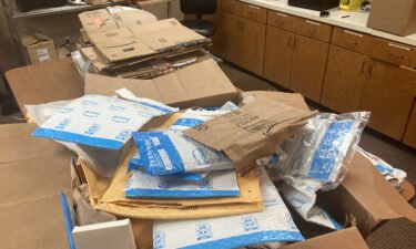 The Oklahoma County Sheriff's Office says they are investigating how almost 600 packages from Amazon ended up dumped in a rural area northeast of Oklahoma City.