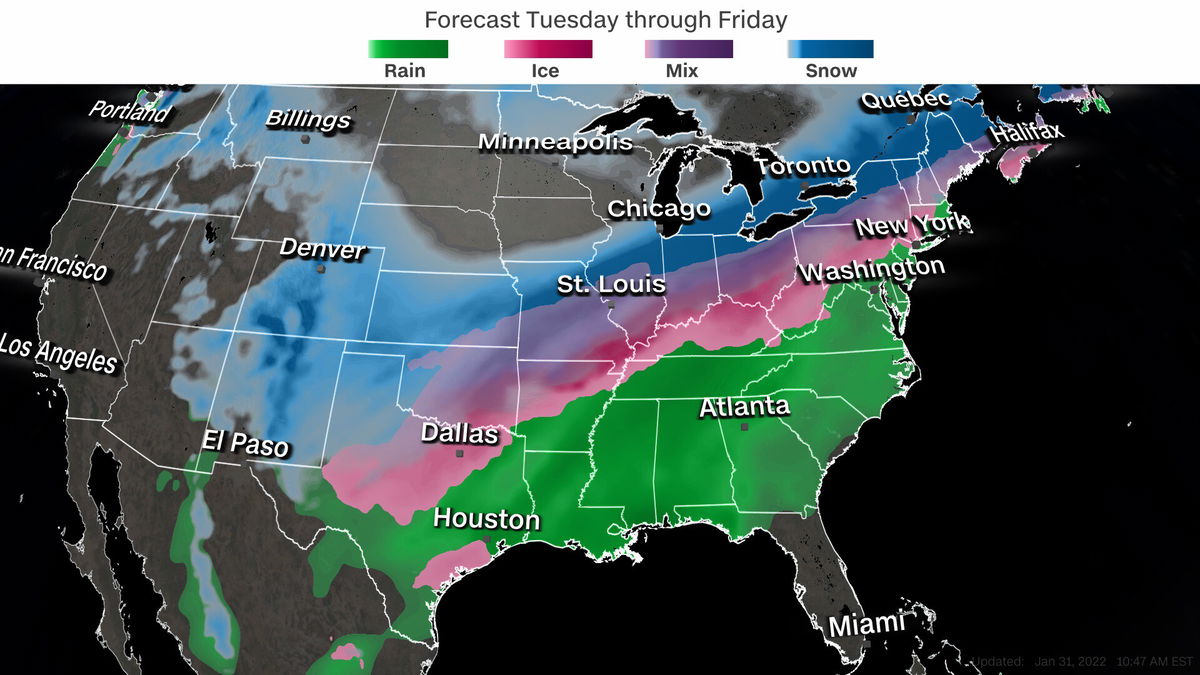 Weather Dalas Christmas 2022 The Next Winter Storm Takes Aim At The South, While The Northeast Digs Out  Of Last Week's Blizzard - Kvia