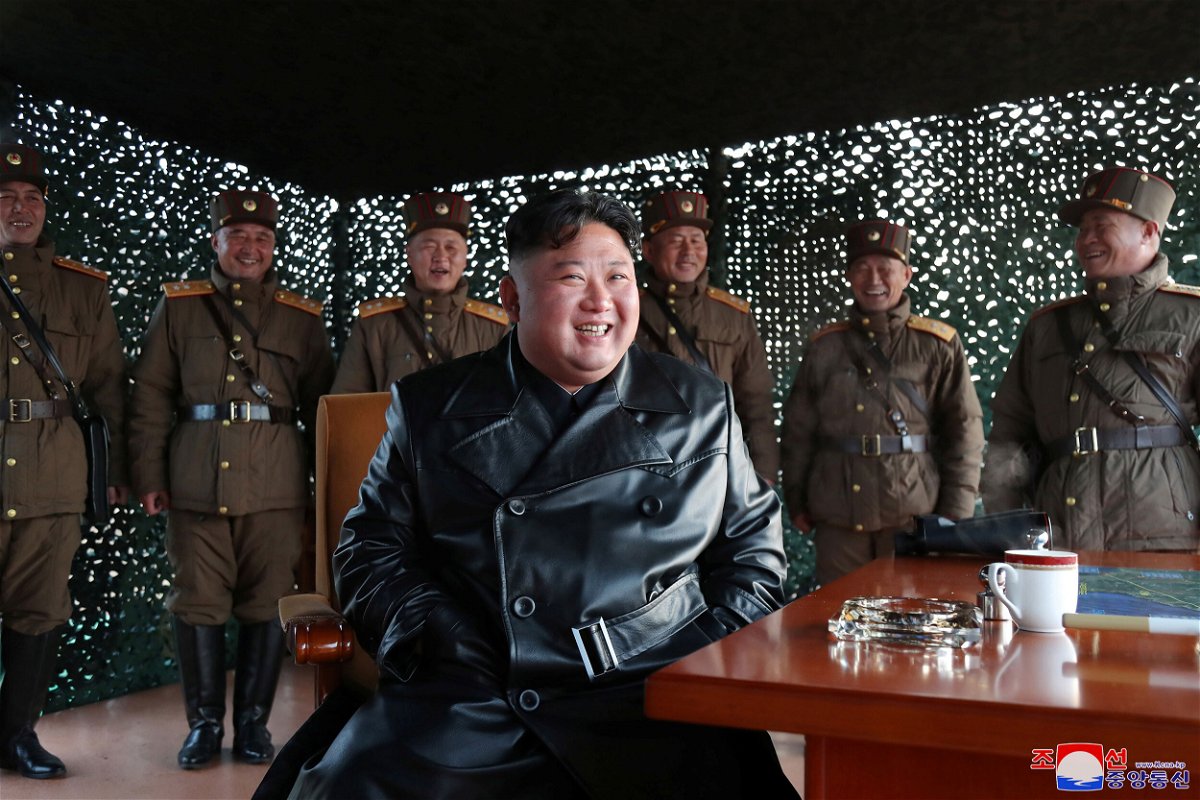 <i>KCNA/Reuters</i><br/>North Korean leader Kim Jong Un observes the firing of suspected missiles in this image released by North Korea's Korean Central News Agency on March 22