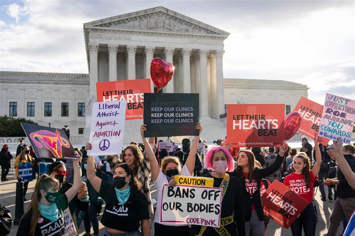 <i>Drew Angerer/Getty Images</i><br/>The 5th US Circuit Court of Appeals is holding a hearing on what should come next in abortion clinics' federal lawsuit challenging Texas' six-week abortion ban