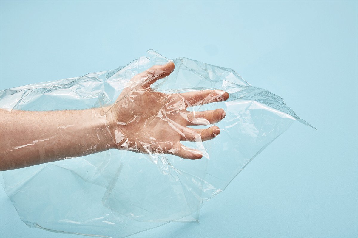 <i>David Lineton/Notpla</i><br/>Notpla's flexible film can replace plastic wrap and packaging.