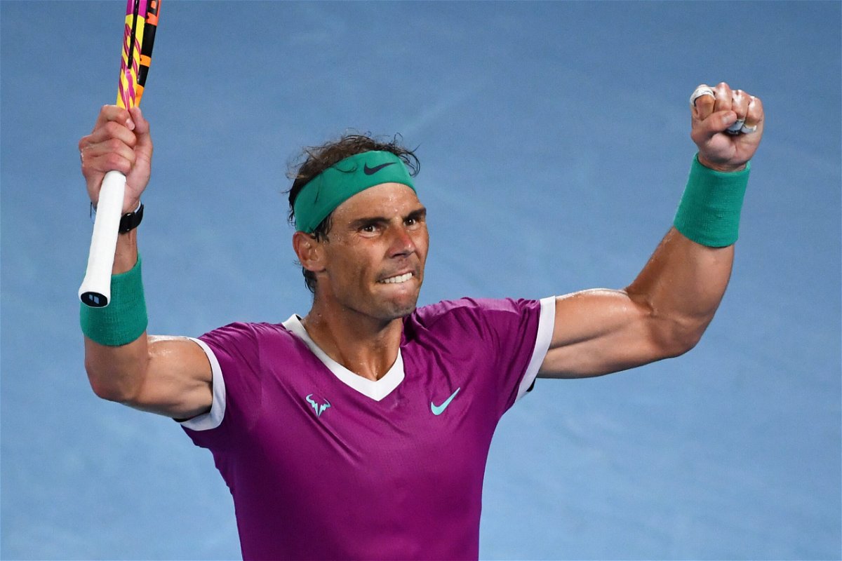 <i>William West/AFP/AFP via Getty Images</i><br/>Rafael Nadal beat Daniil Medvedev to win a record-breaking 21st grand slam title.