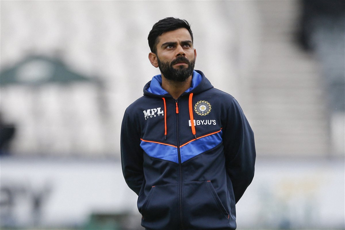 <i>Phill Magakoe/AFP/Getty Images</i><br/>Virat Kohli looks on as the India team warms up ahead of the fourth day of the second Test cricket match between South Africa and India in Johannesburg on January 6
