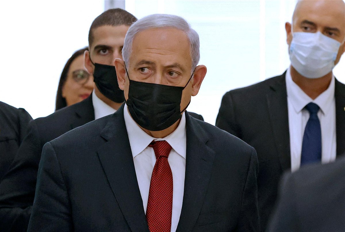 <i>JACK GUEZ/AFP/POOL/AFP via Getty Images</i><br/>Former Israeli prime minister Benjamin Netanyahu