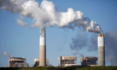 Emissions rise from the coal-fired Santee Cooper Cross Generating Station power plant in Pineville