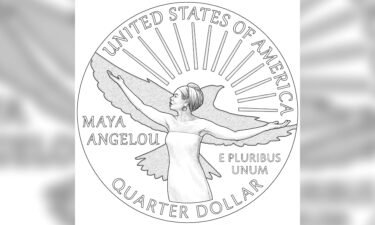 Maya Angelou is pictured on the American Women Quarters Program.