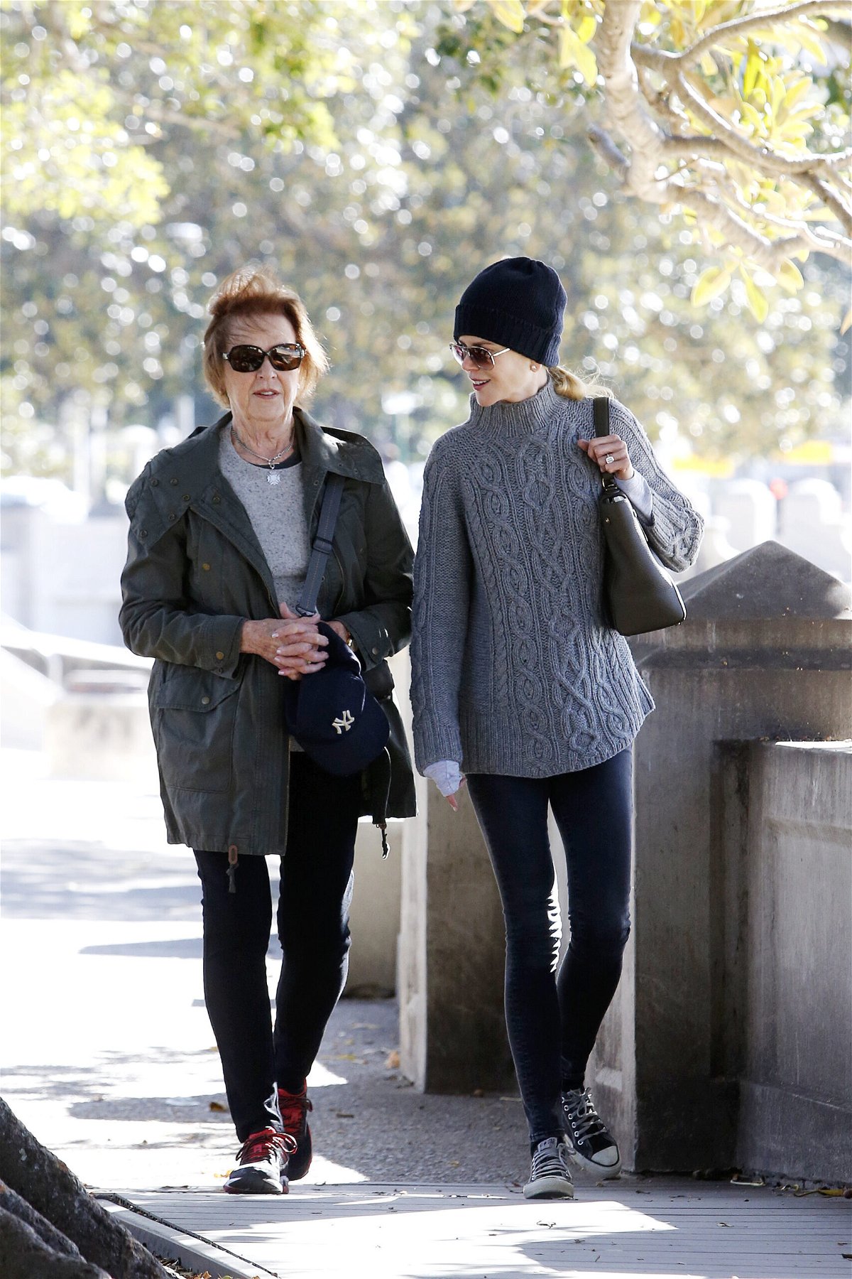 <i>Dave Swift/Newspix/Getty Images</i><br/>Actress Nicole Kidman (right) is back in Australia to care for her mother Janelle Kidman.