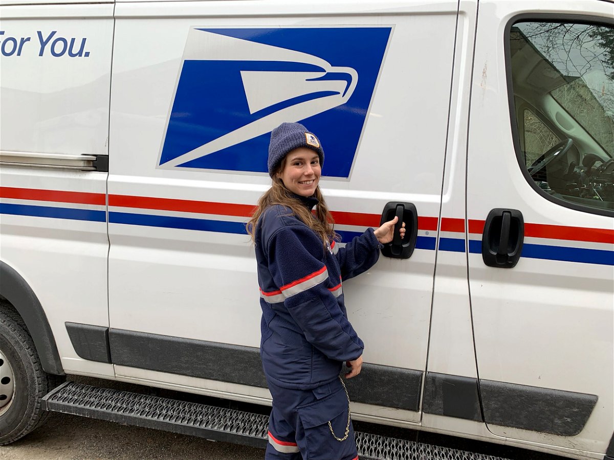 <i>Courtesy Kayla Berridge</i><br/>Kayla Berridge has been a mail carrier for four years