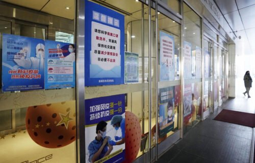 A shopping mall in Beijing is closed on January 16 after news that the city has detected its first Omicron case.