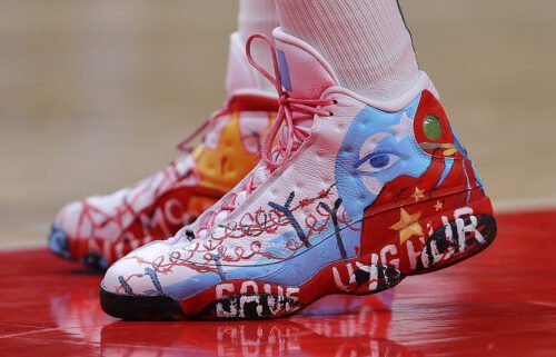 Enes Kanter Freedom has worn shoes in support of the Uyghur community in China.