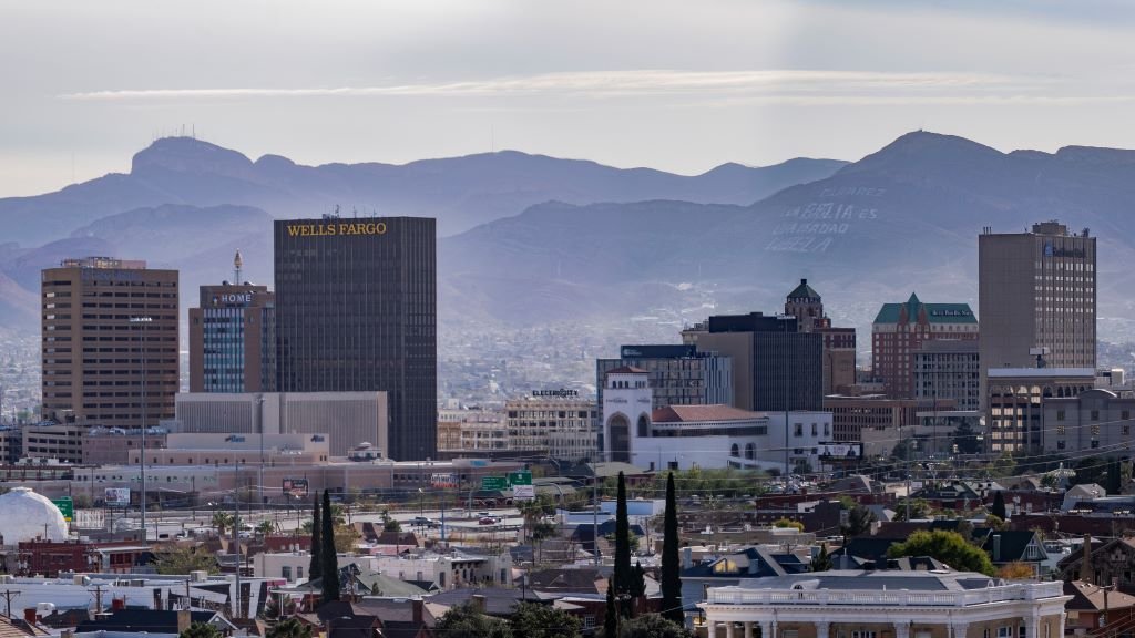 Overlooking downtown El Paso.
