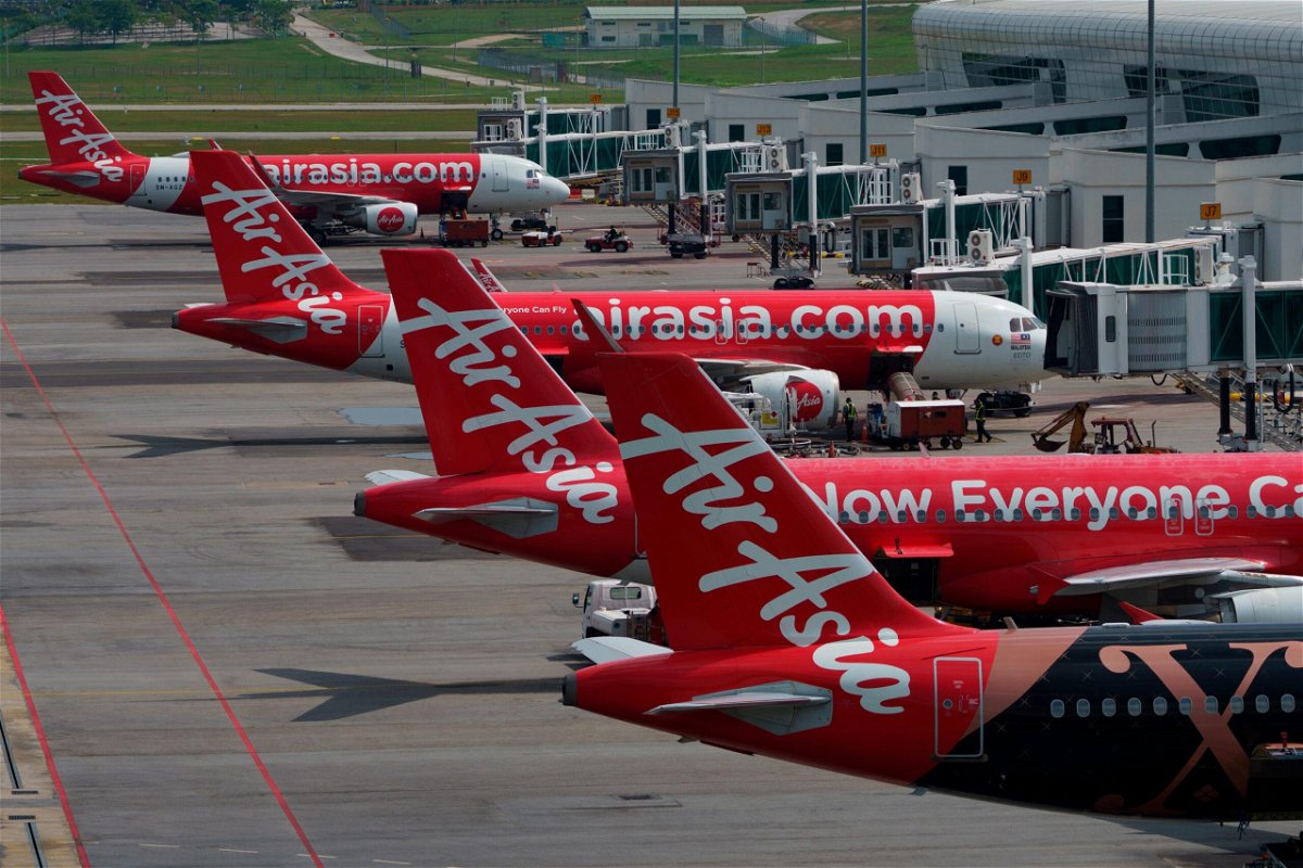 <i>Vincent Thian/AP</i><br/>An AirAsia flight in Malaysia was re-routed after a snake was found on the plane