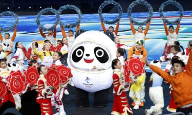 Dancers perform in the pre-show for the Beijing Winter Olympics opening ceremony at the National Stadium on February 4.
