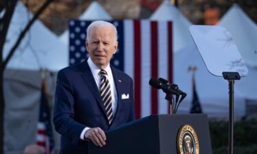 President Joe Biden has formally approved additional US military deployments to eastern Europe. Biden here speaks at the Atlanta University Center Consortium on January 11